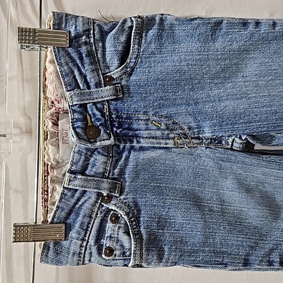 Child's, Denim Jeans, Levi's, 517 Stretch, Flare, Sz 5 Slim, Elastic Waist - Picture 3 of 17